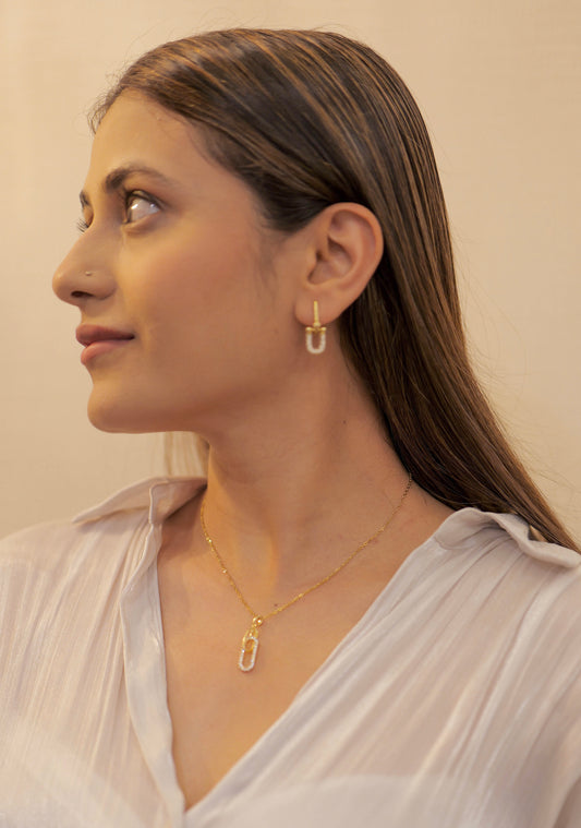 Infinity Bold Pendant Necklace Set