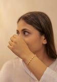 Aurelia Twist Gold Drawstring Bracelet