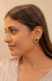 Ignite and Shine Black Stud Earrings