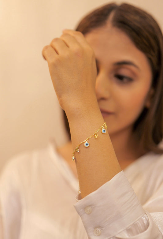 Serene Gaze Evil Eye Bracelet