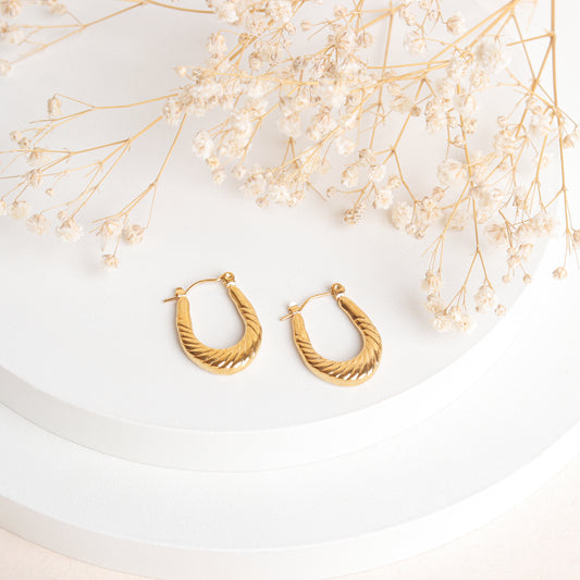 Lilah Gold Plated Earrings