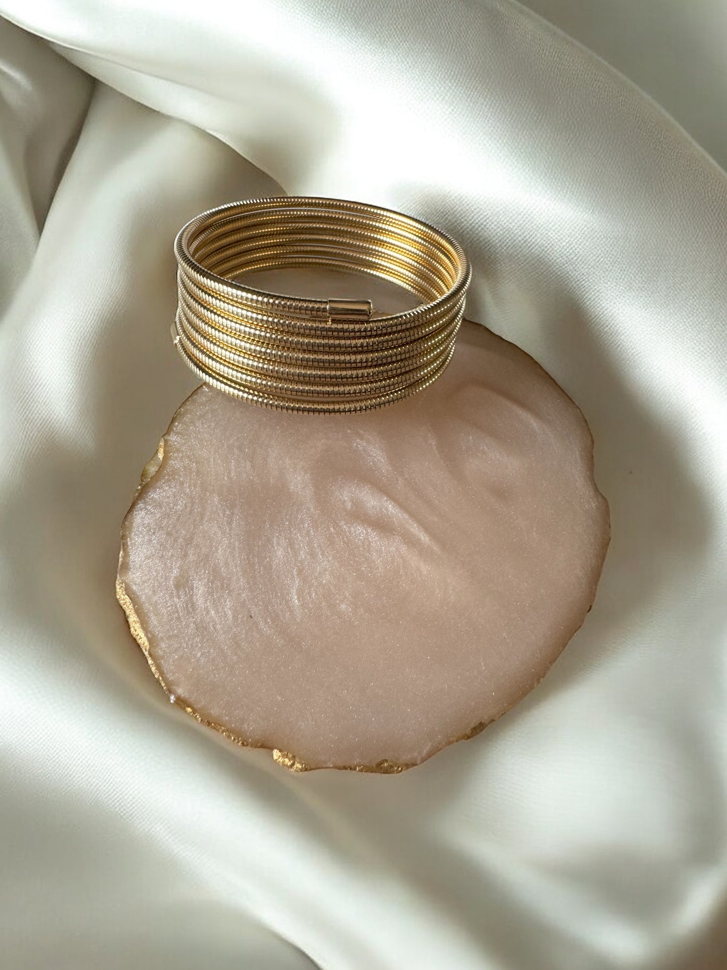 Lavender Lane Spiral Bracelet