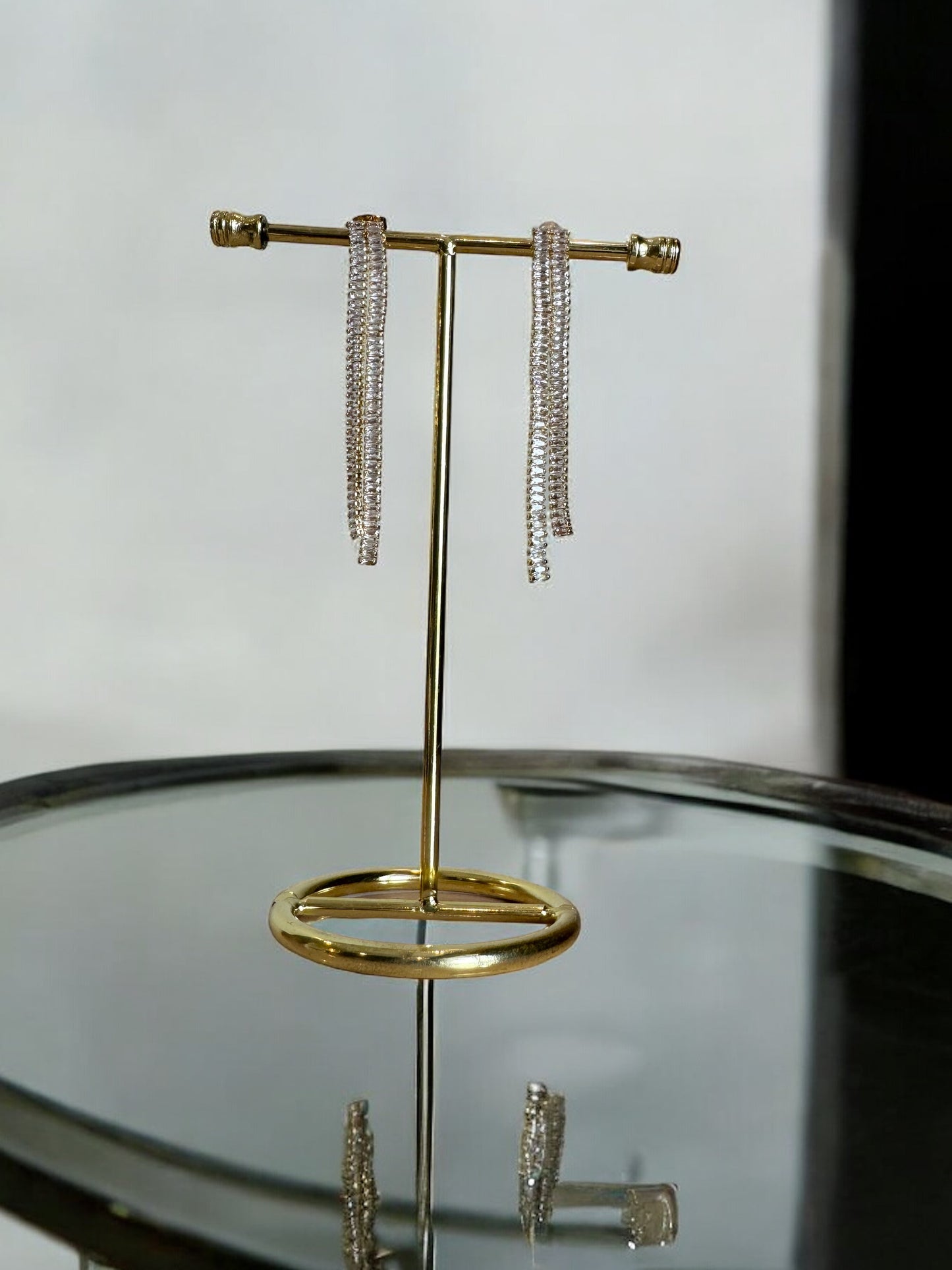 Shimmer Strip Bling Earrings