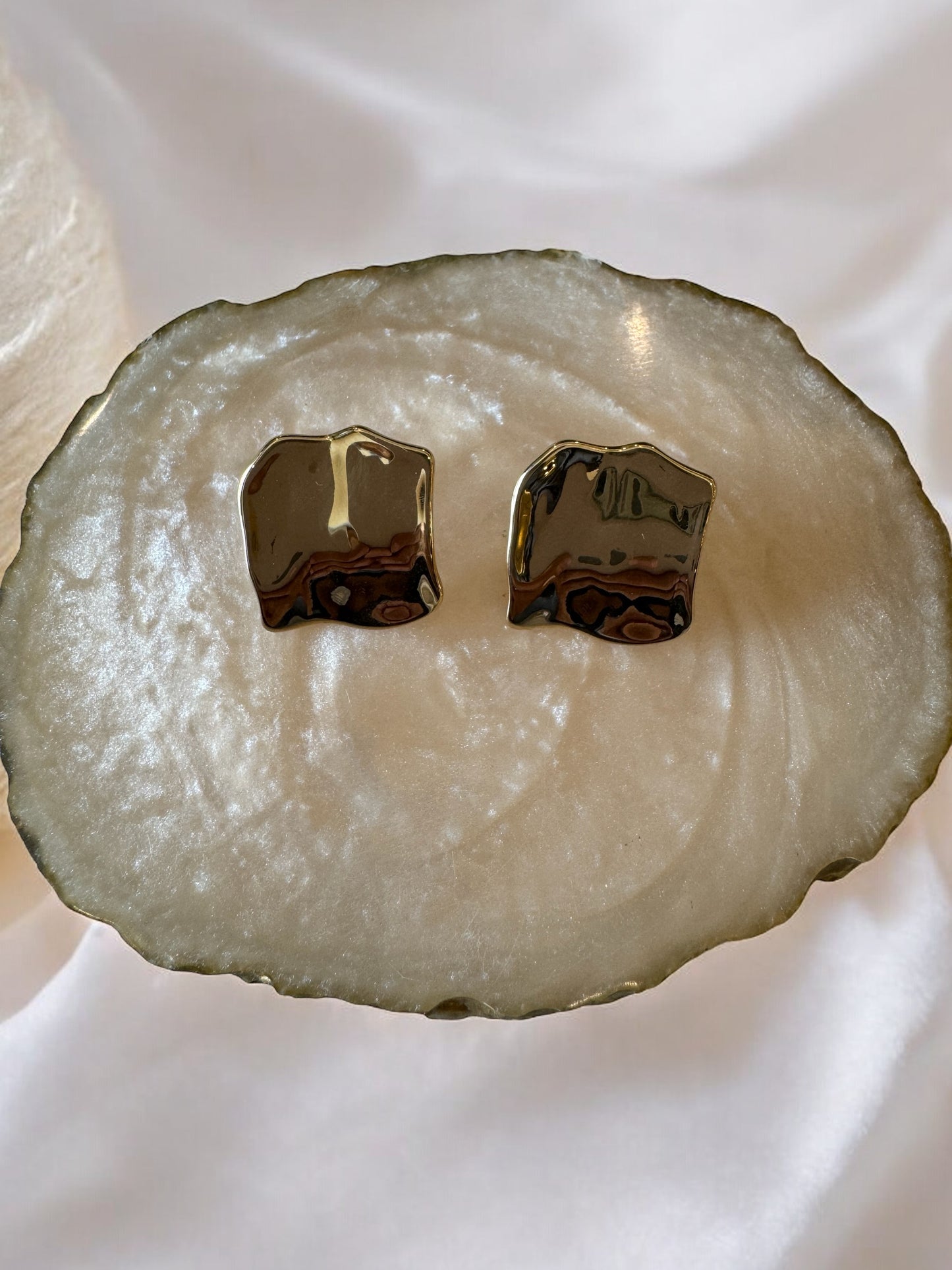 Sparkle Junction Square Earrings