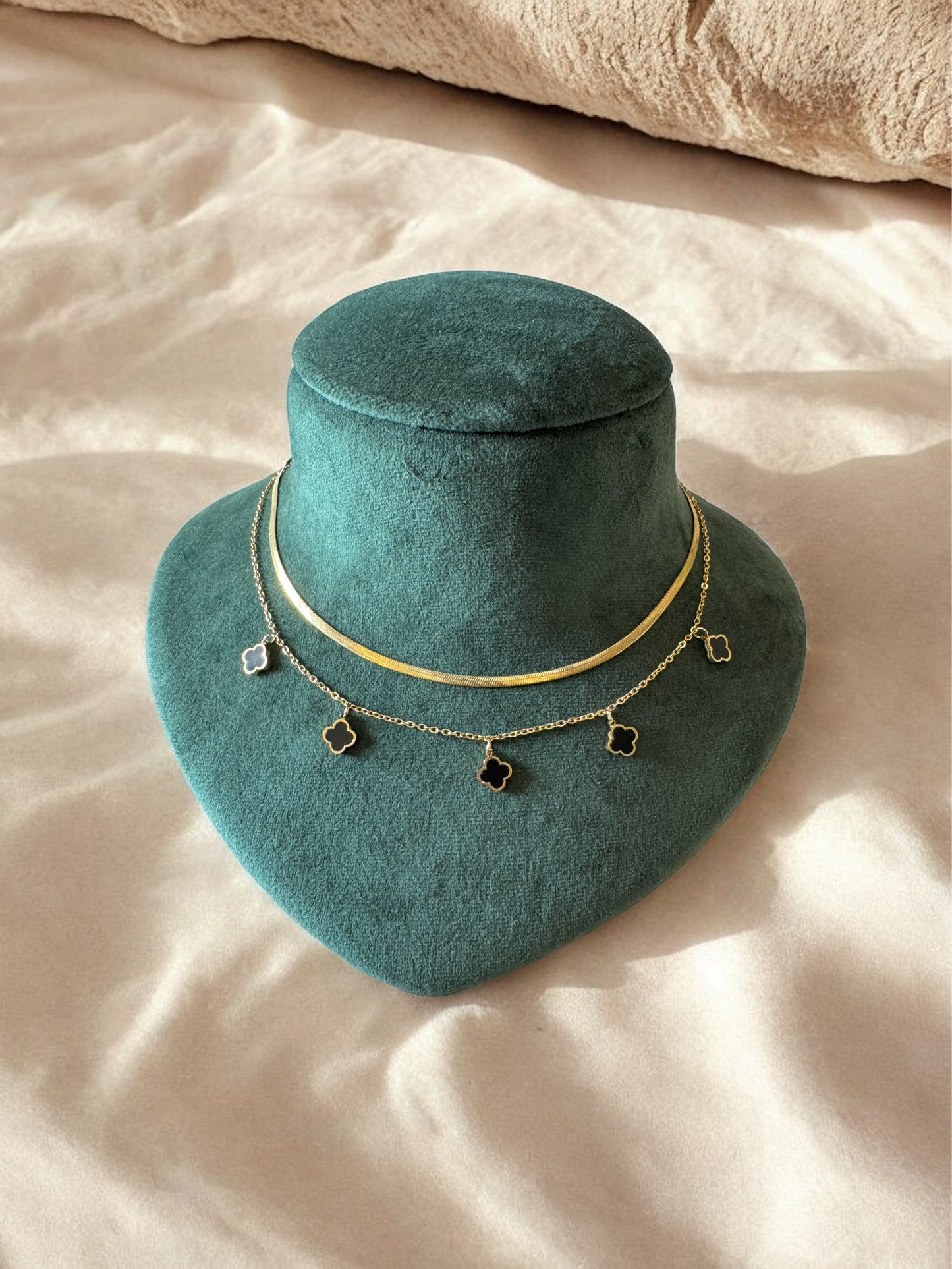 Grace Glitz Layered Chain Necklace