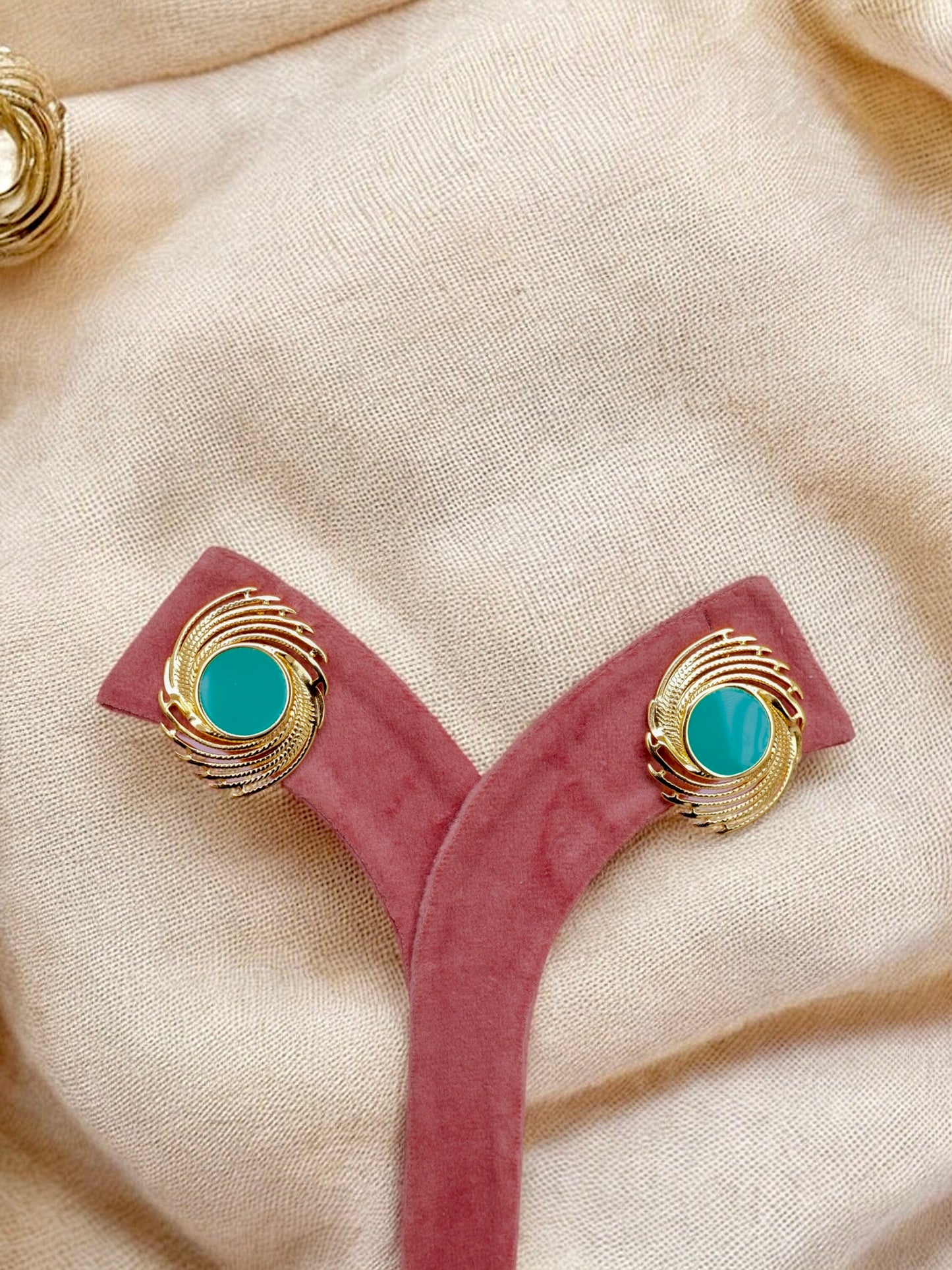 The Radiant Warrior stud earrings