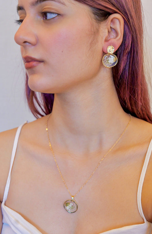 Eternal Bloom Pendant Necklace Set