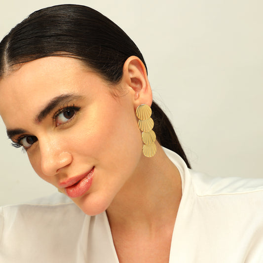 Aurora Lane Textured Earrings