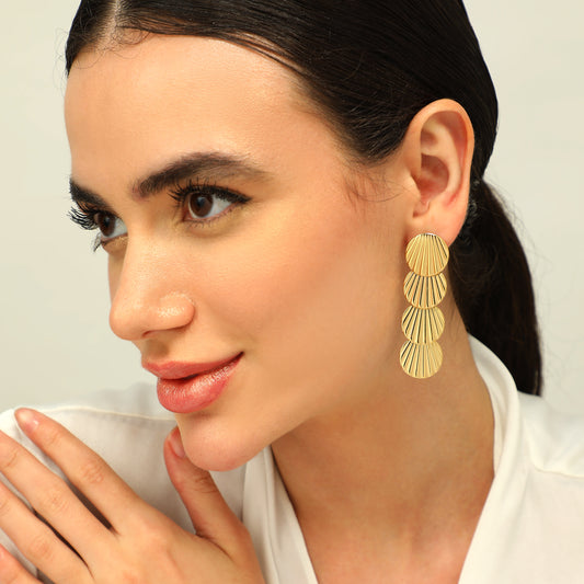 Aurora Lane Textured Earrings