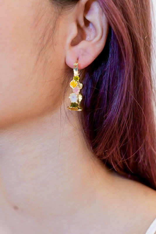 Bloom Haven Hoop Earrings