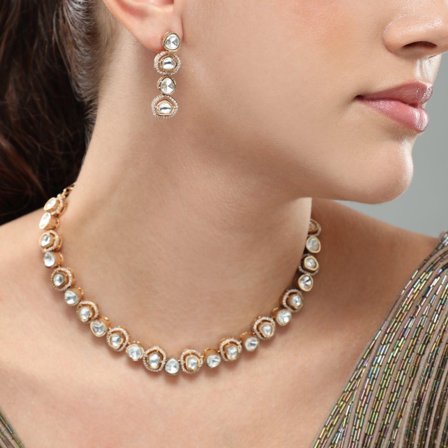 Raga Polki Necklace Set