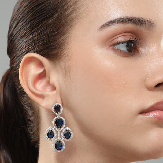 Moonlit Sapphire Necklace Set