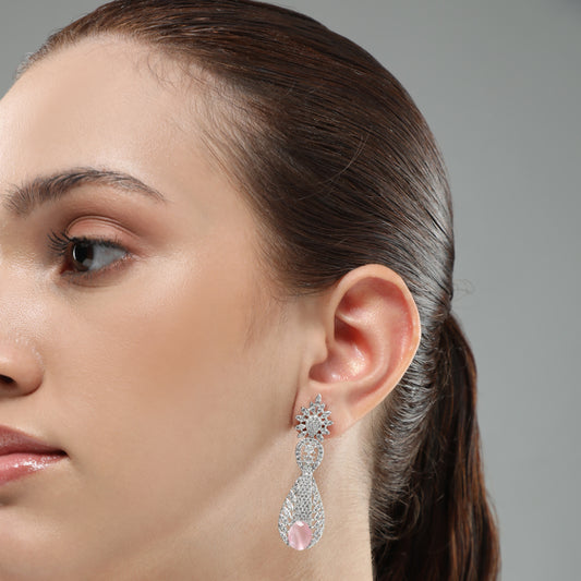 Opulent Pink Diamond Necklace Set