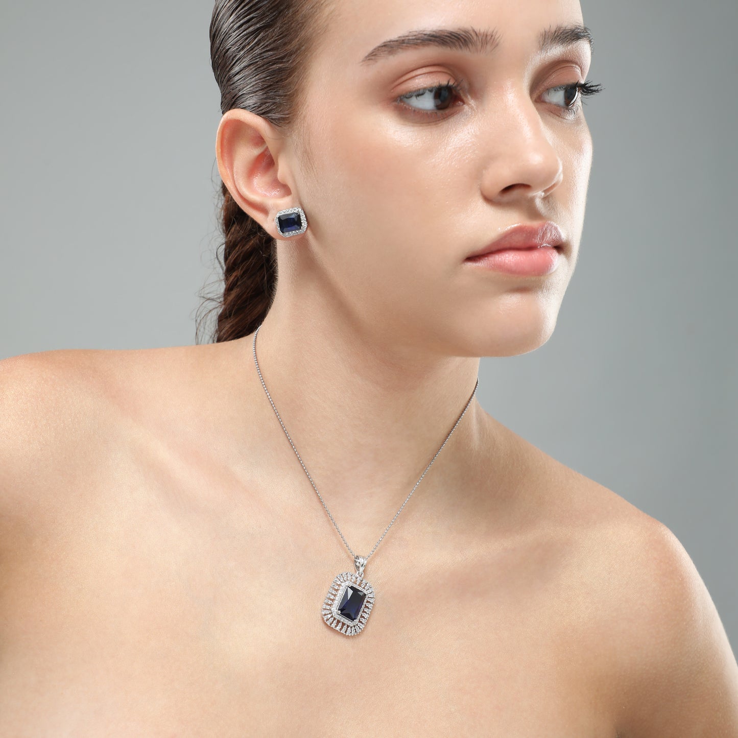 Ocean Blue Pendant Set (Chain Not Included)