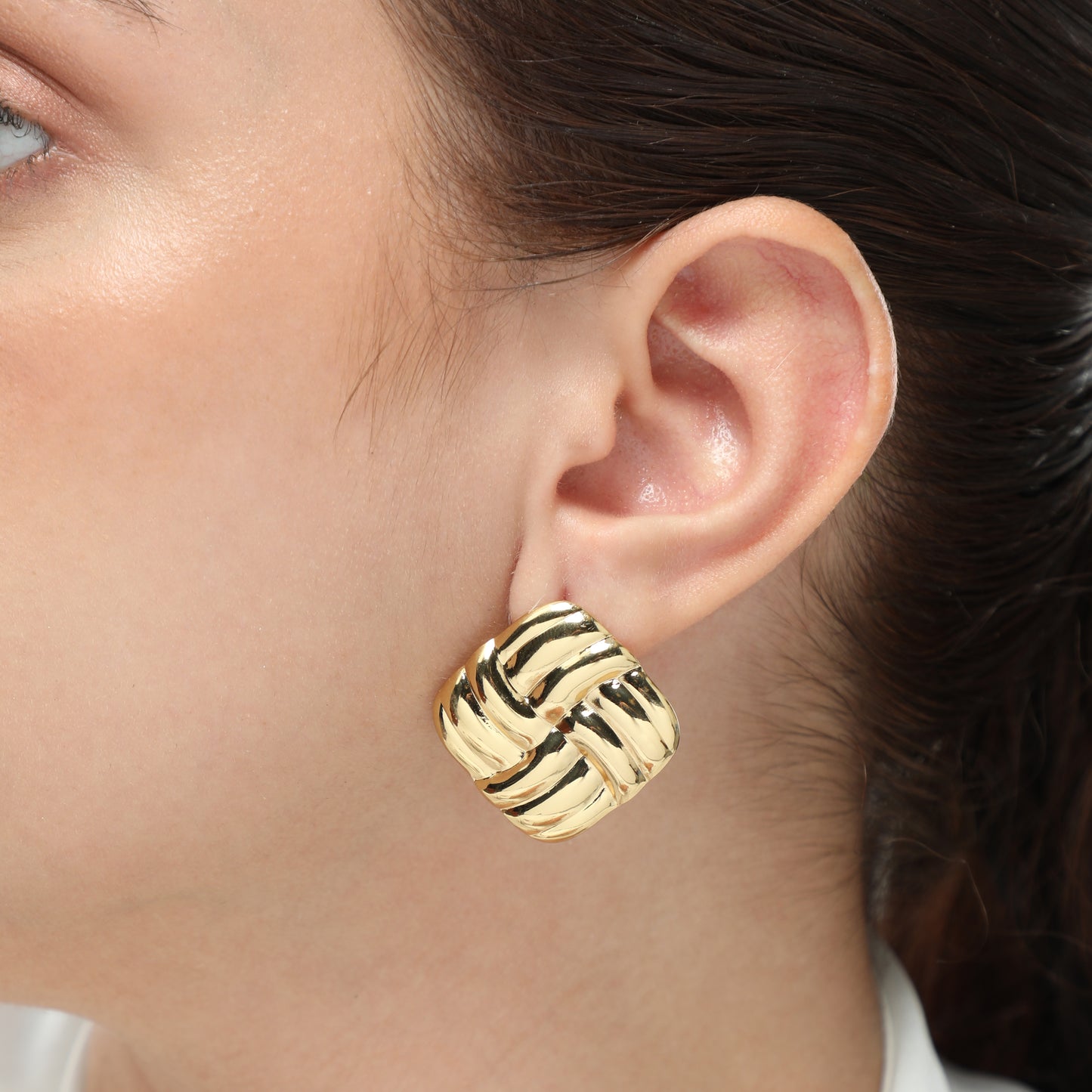 Bling Street Square Earrings