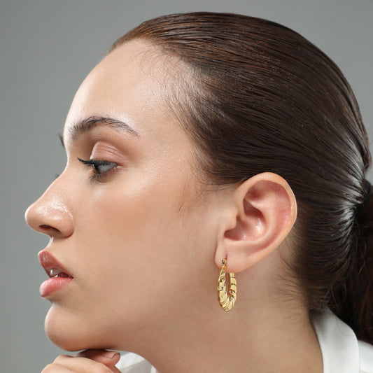 Glitter Passage Textured Earrings