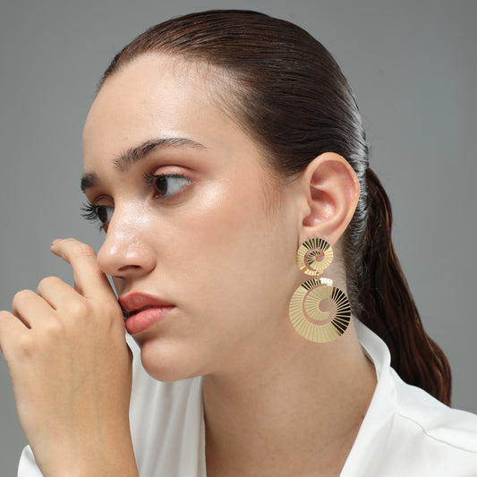 Runway Shine Textured Earrings