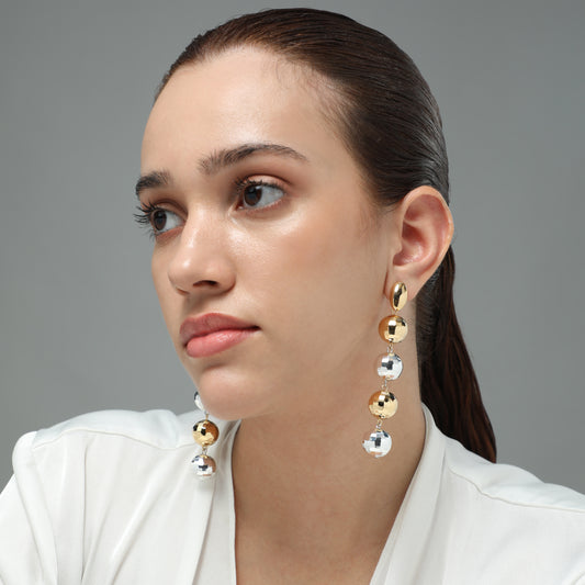 Bling Circle Party Earrings