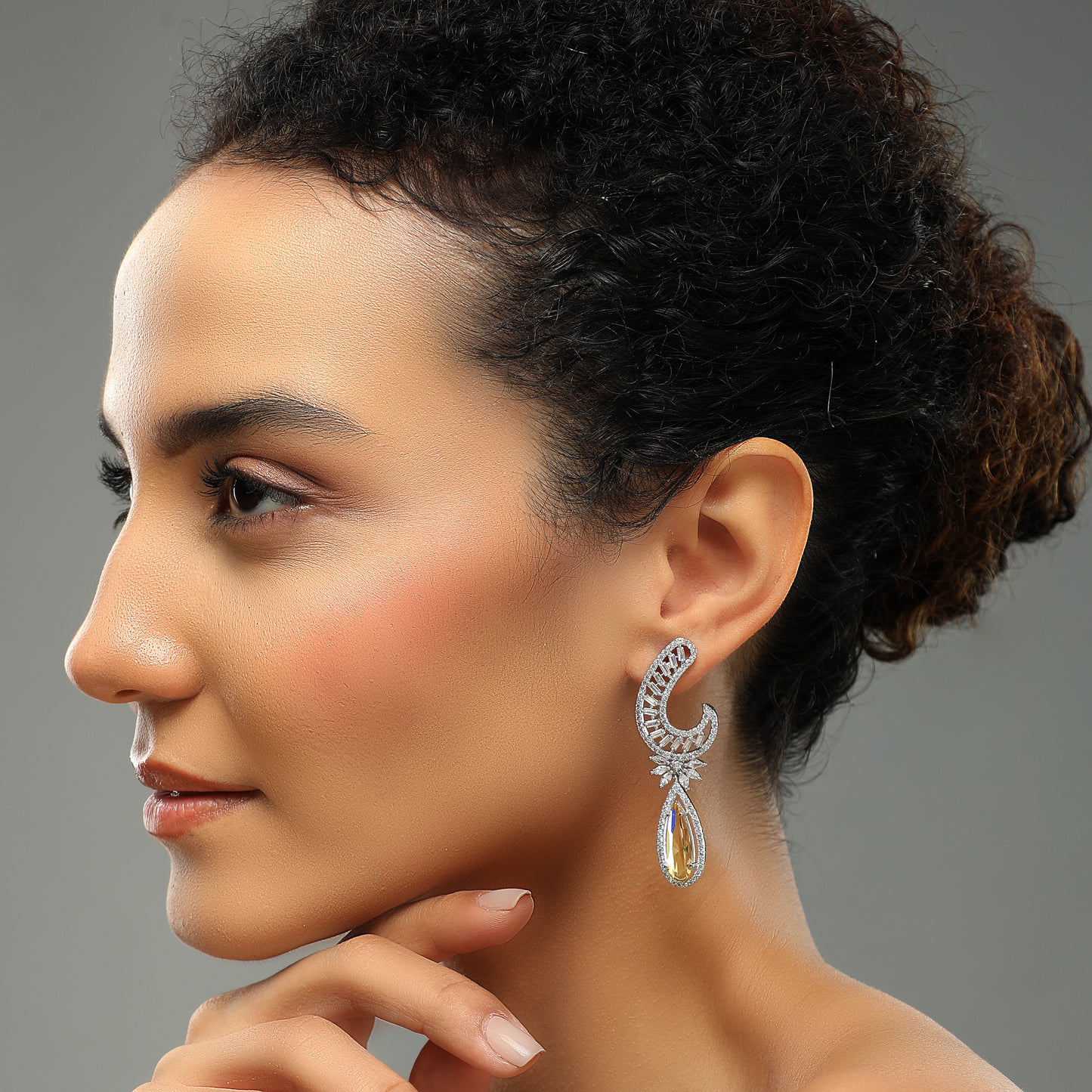 Exotic Yellow Diamond Earings