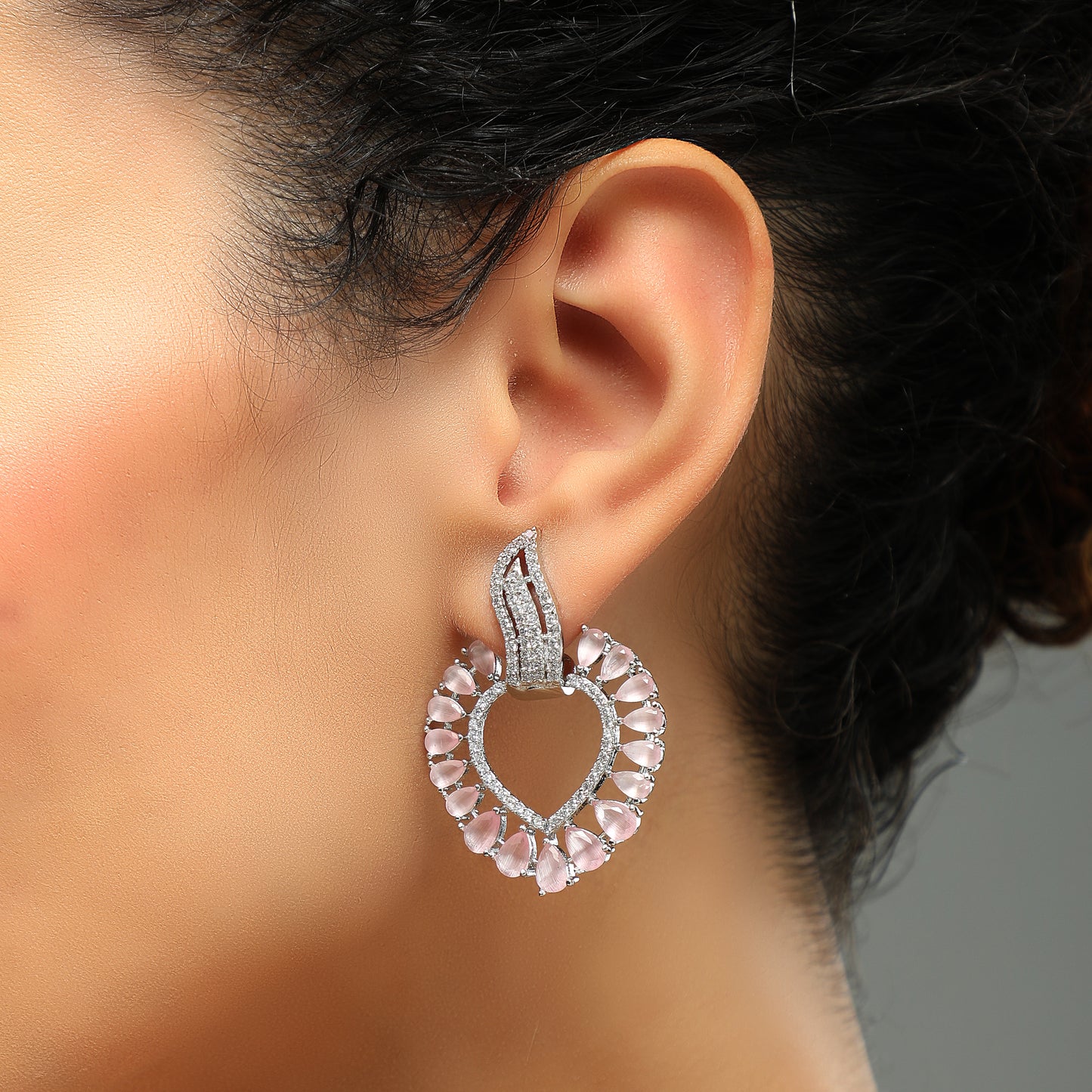 Charm Diamond Studded Earrings
