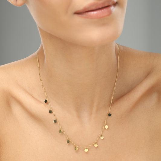 Chic Crescent Chain Necklace