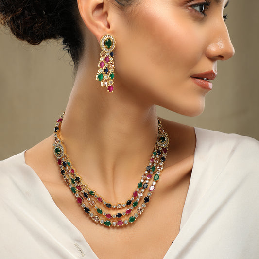 Hues Classic Necklace Set