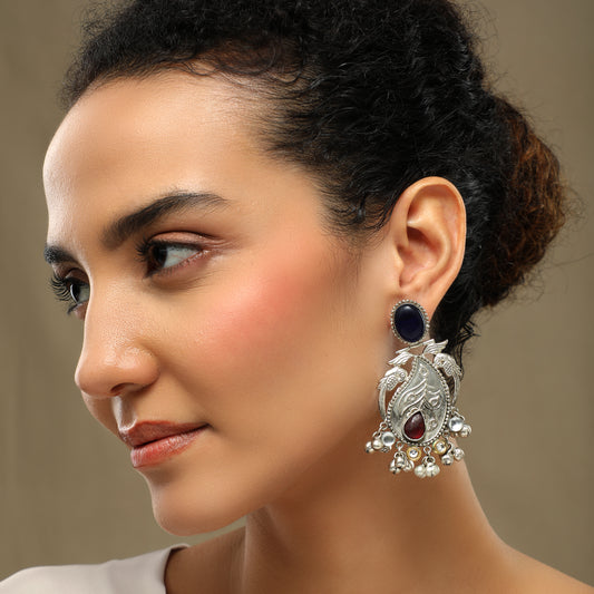 Bahaar Oxidized Earrings