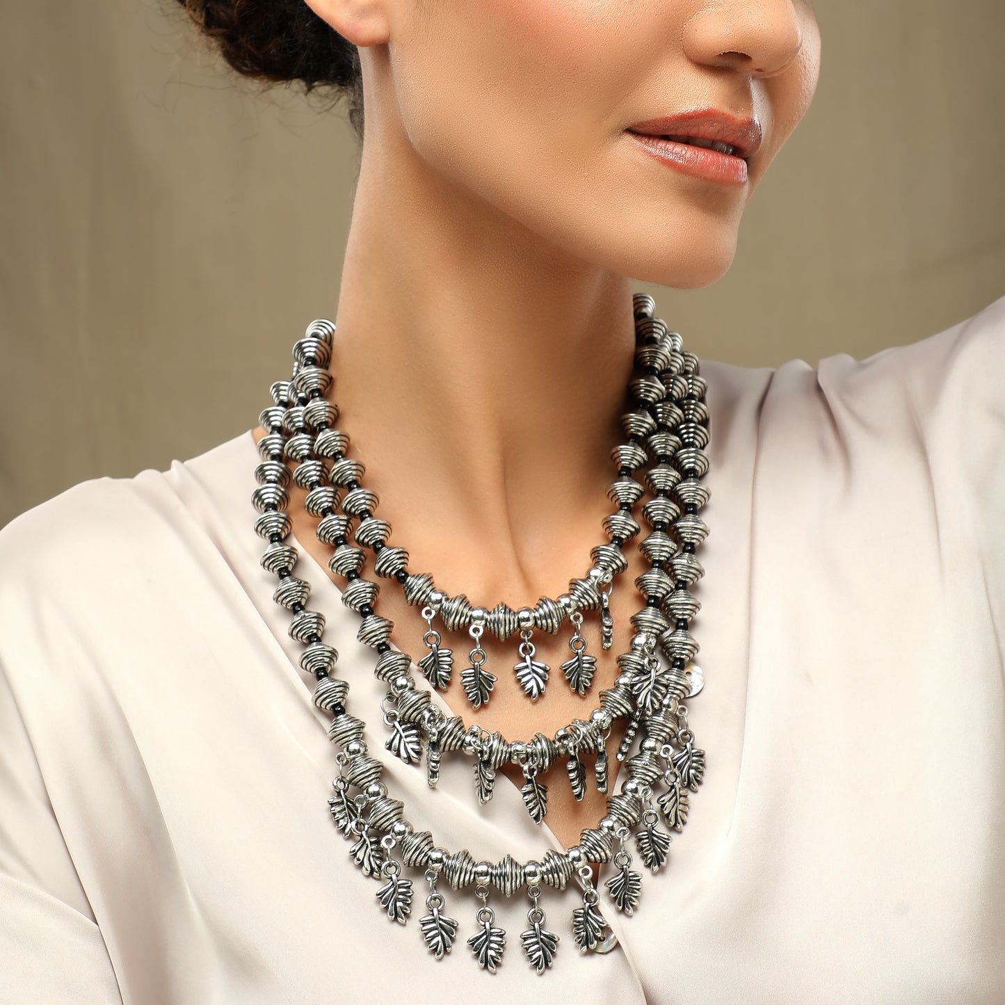 Amal Oxidized Necklace