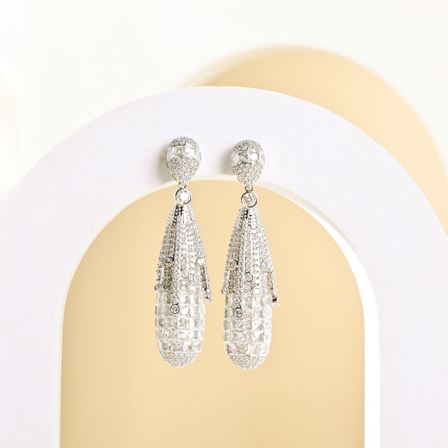 Zade Cocktail Diamond Earrings