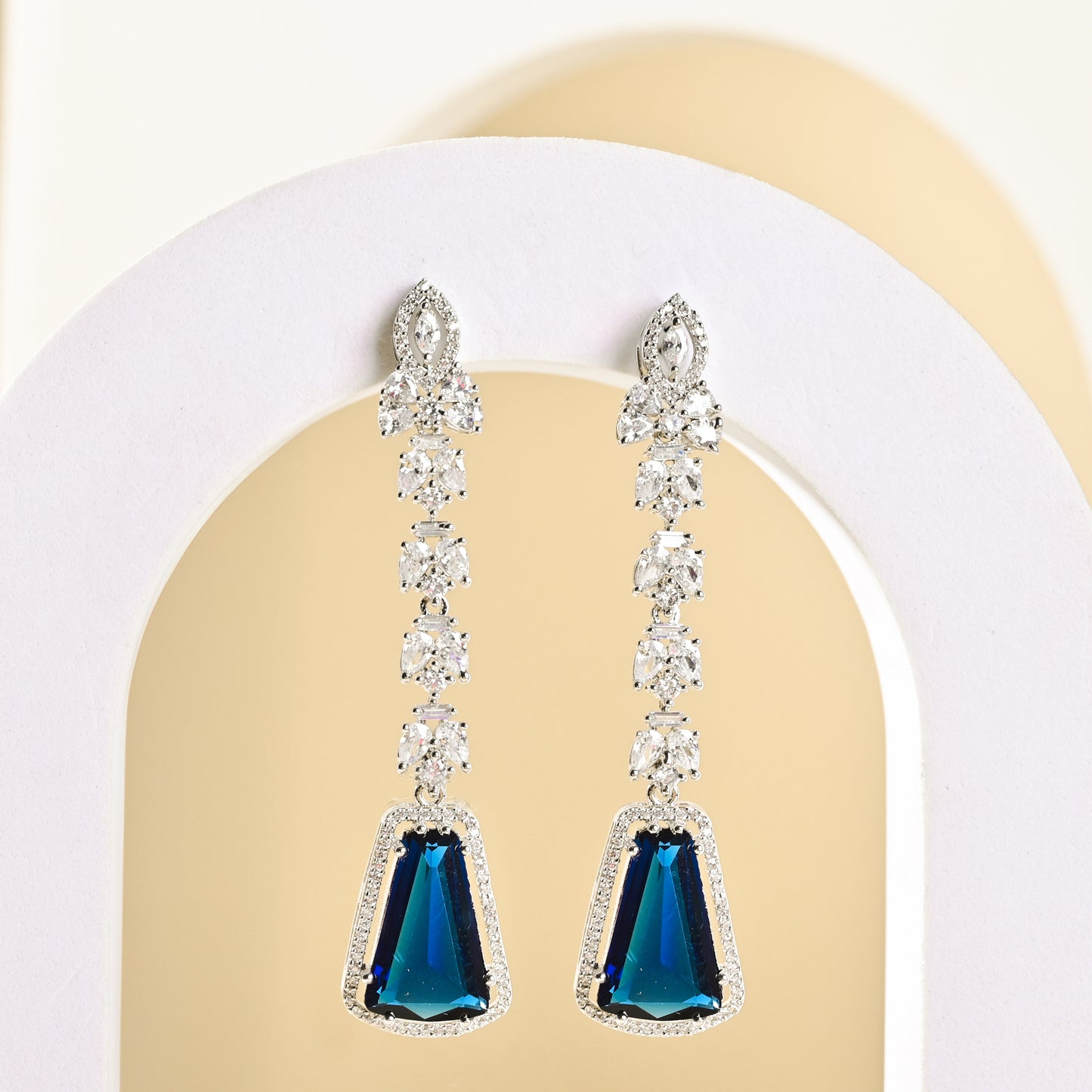 Seren Long Diamond Earrings