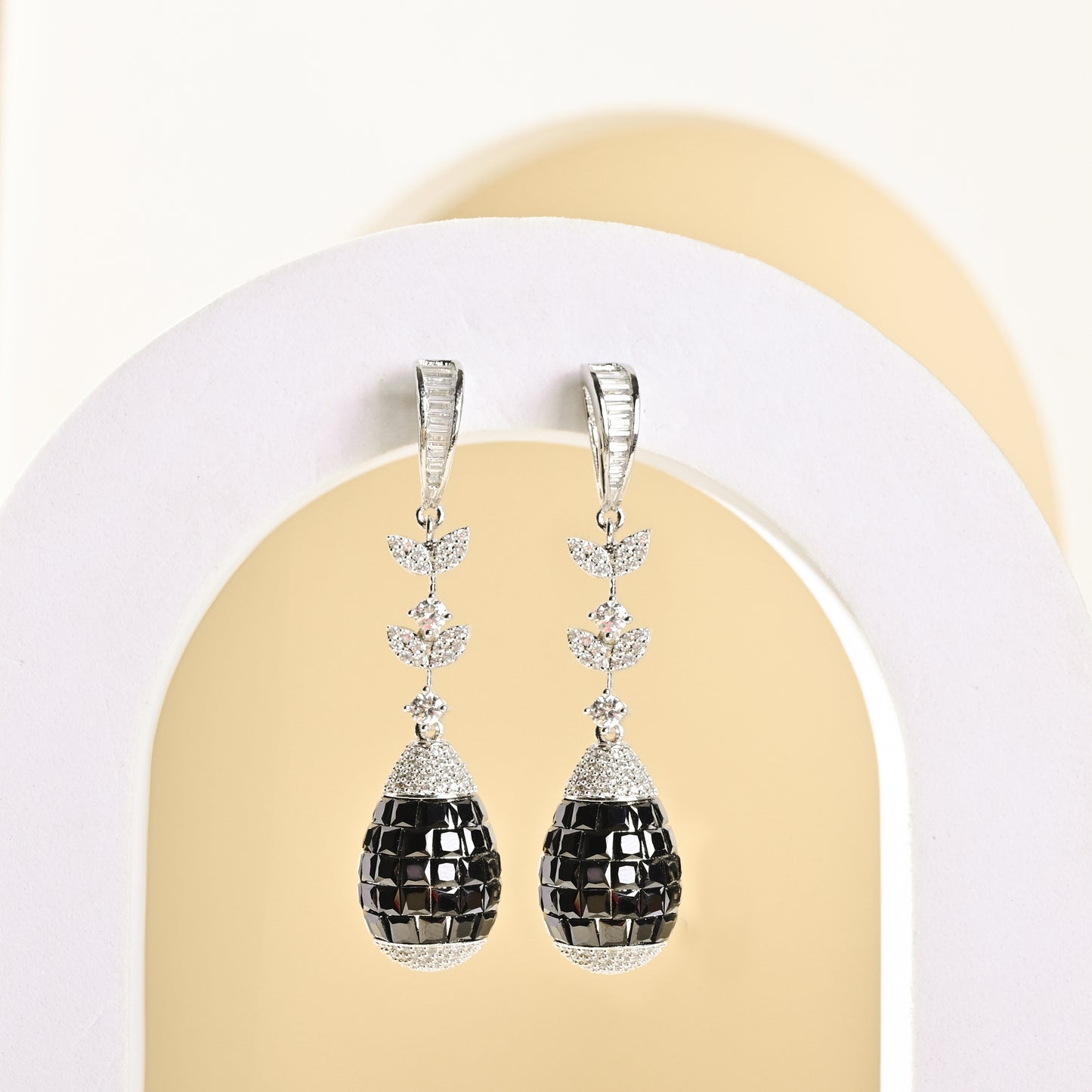 Gossamer Diamond Bomb Earrings