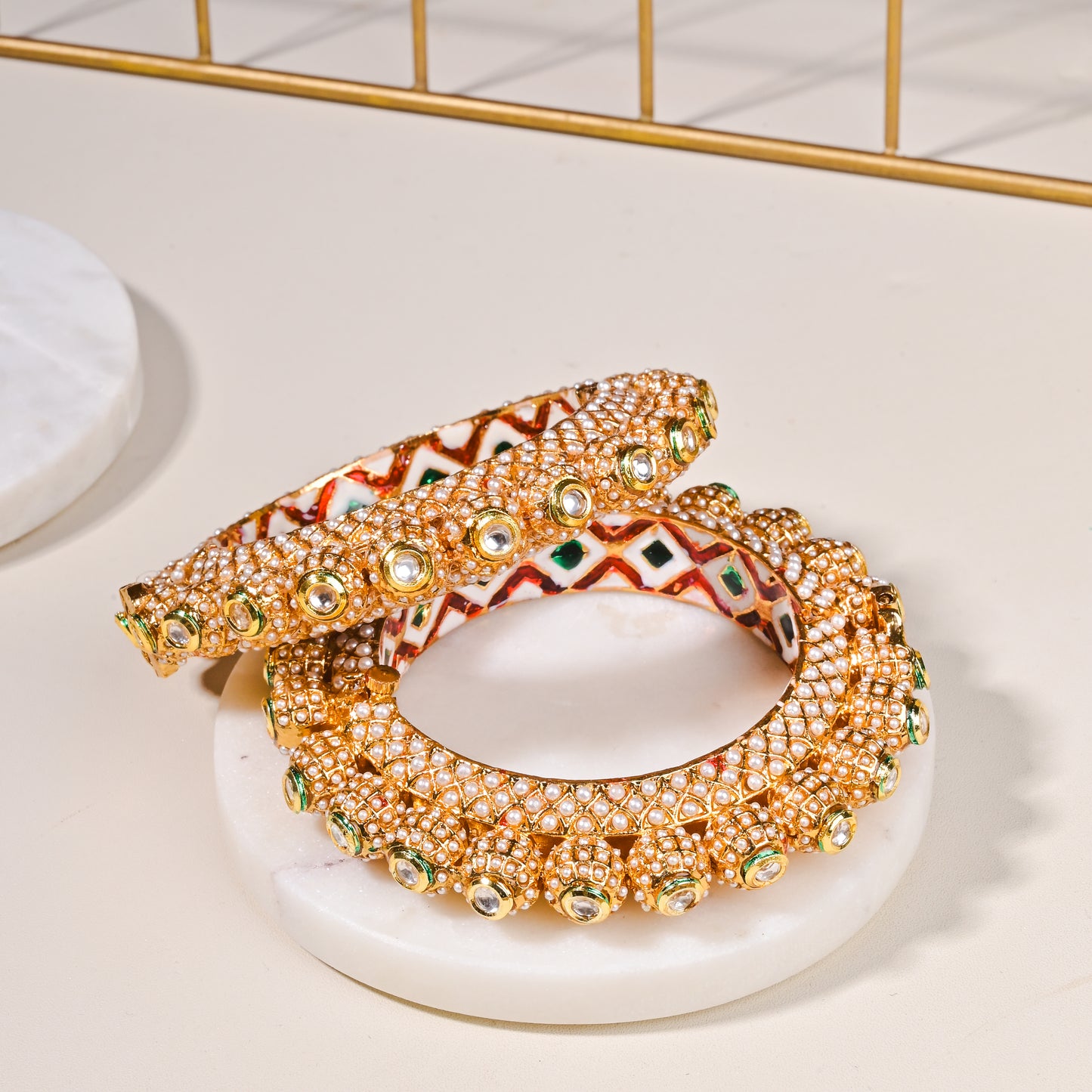 Rahi Pearl Studded Kada