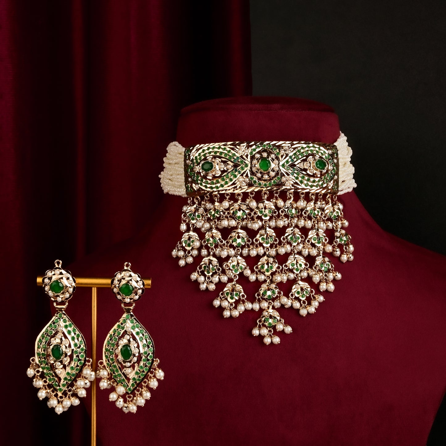 Farida Jadau Choker Set