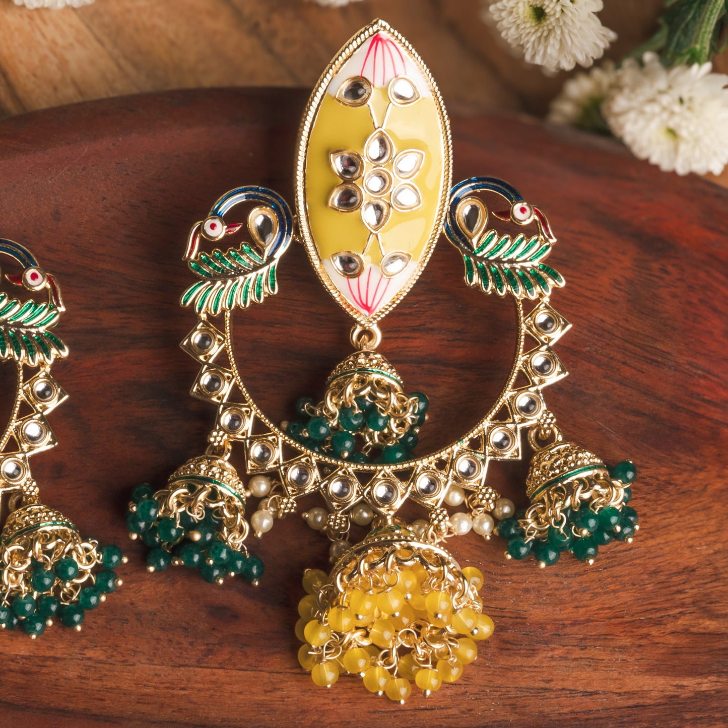 Hairat Meenakari Earring