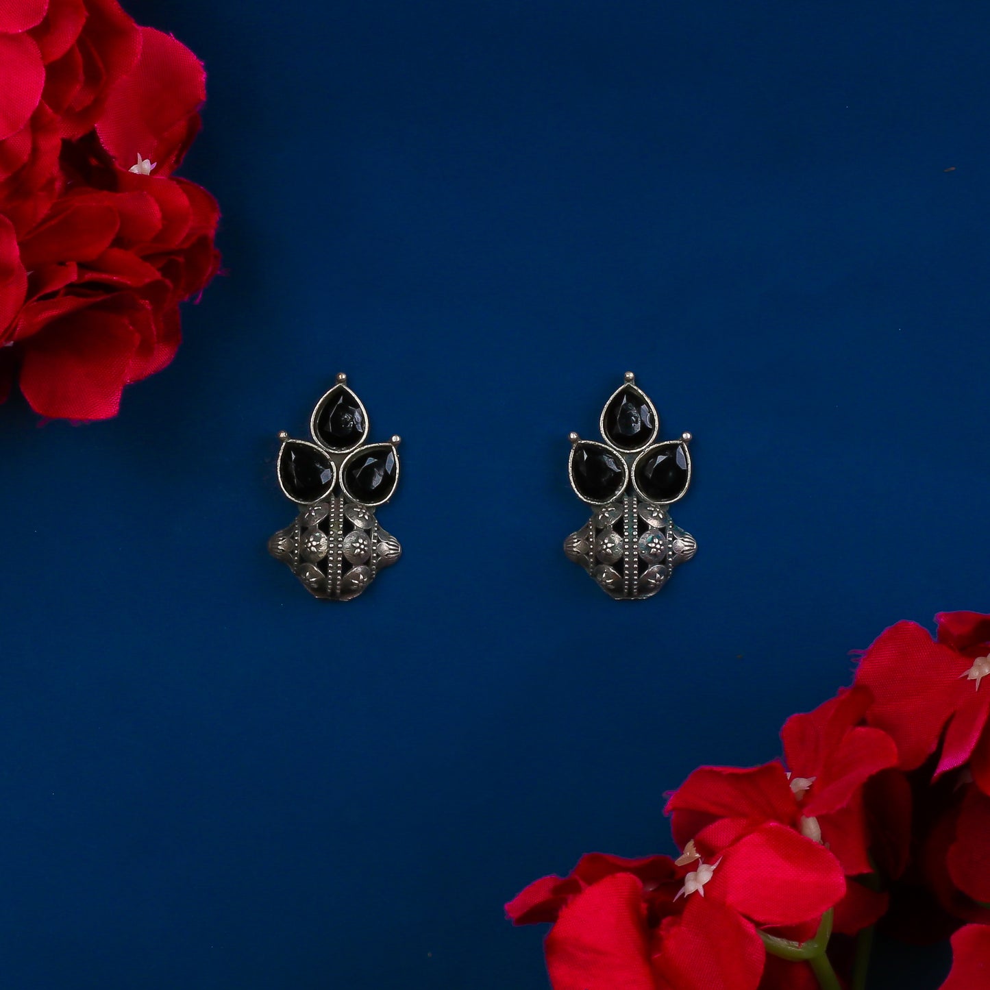 Samiya Oxidized Earrings