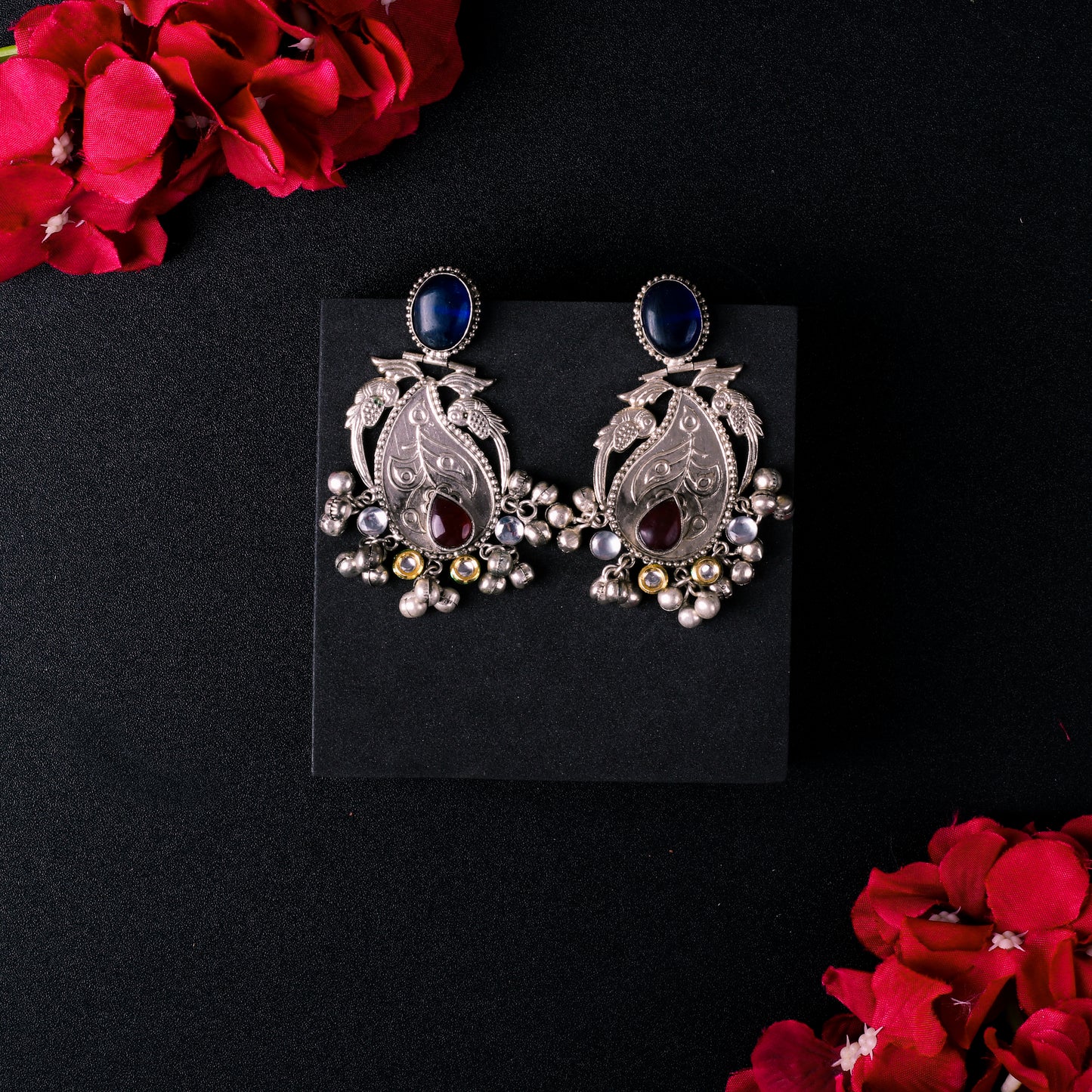 Bahaar Oxidized Earrings