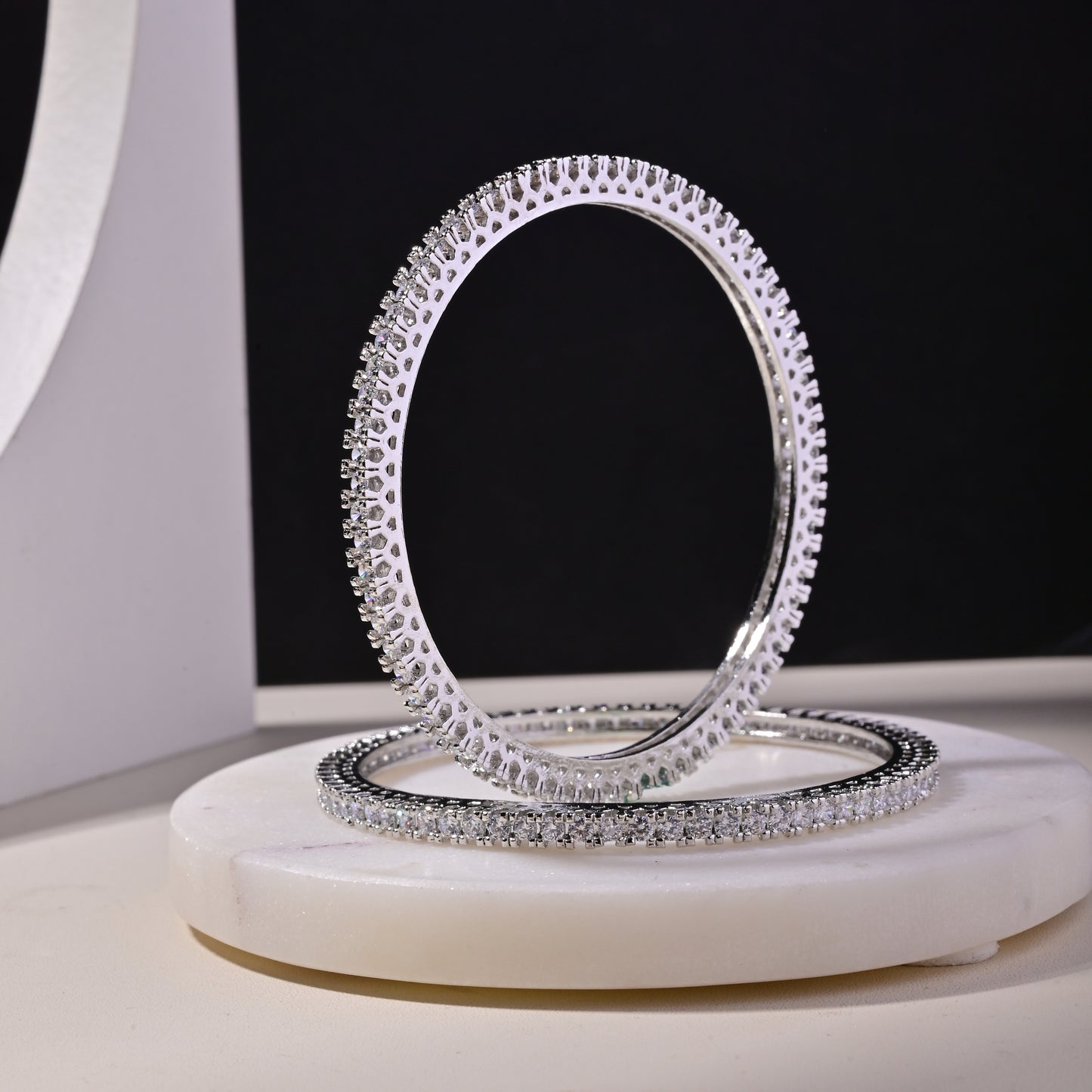 Zemora Diamond Bangles (SET OF 2)