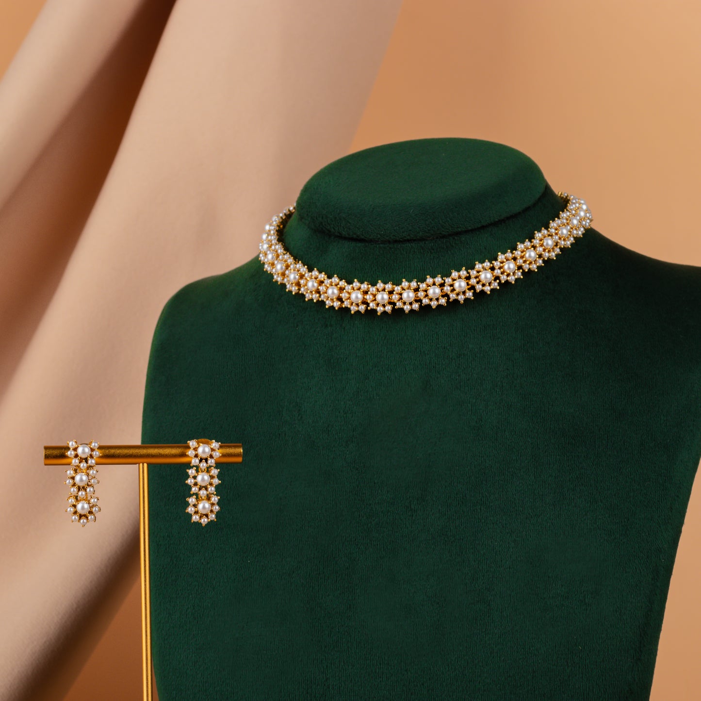 Afsoon Gold Plated Necklace Set