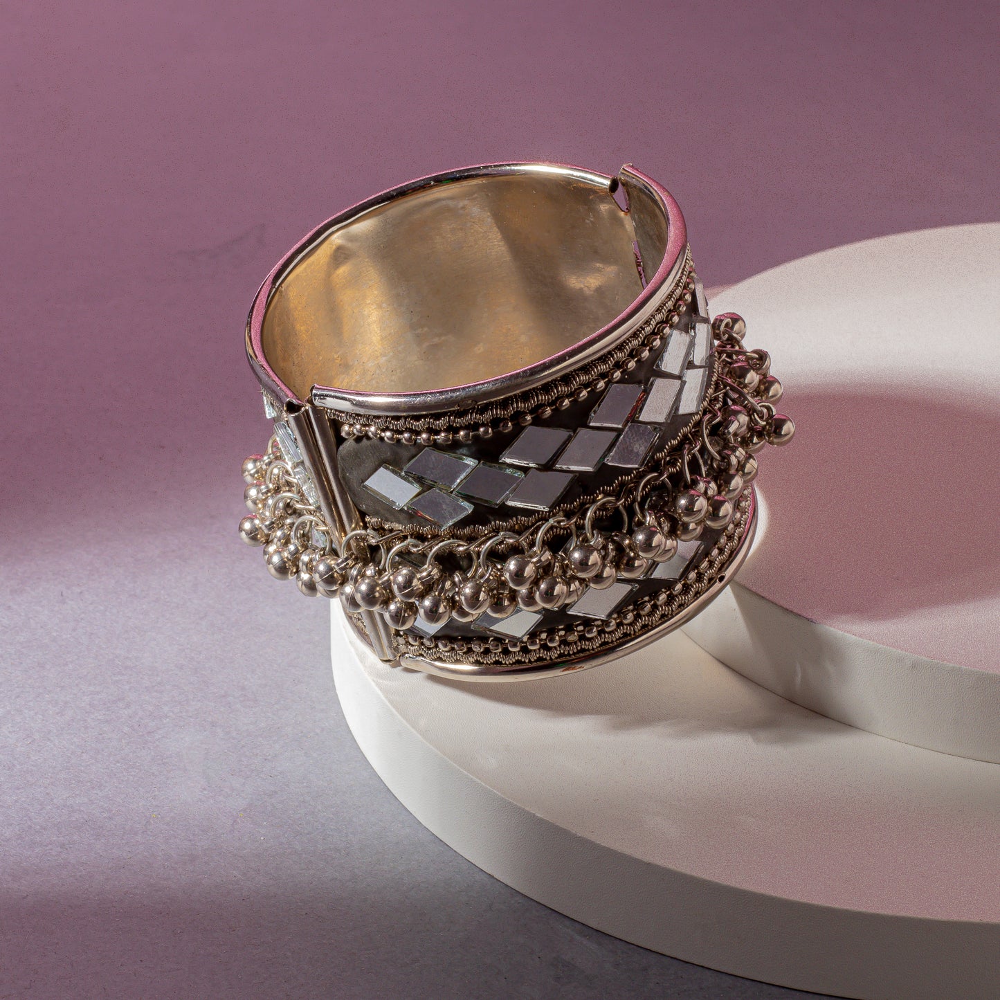 Hrsita Oxidized Cuff Bracelet