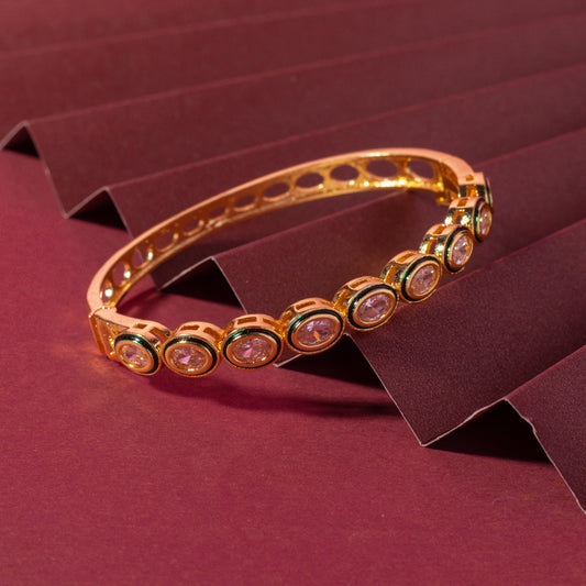 Nitha Goldplated Kundan Bracelet