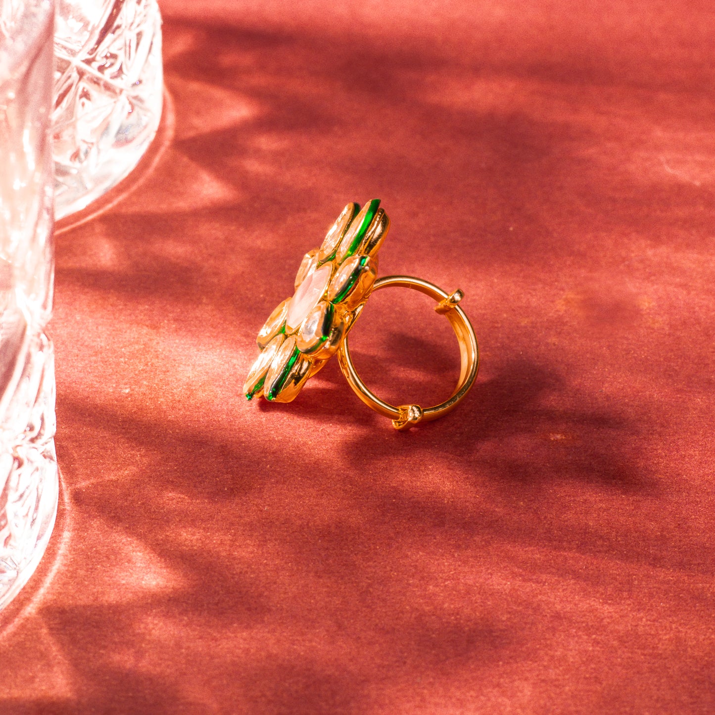 Tapita Kundan Ring