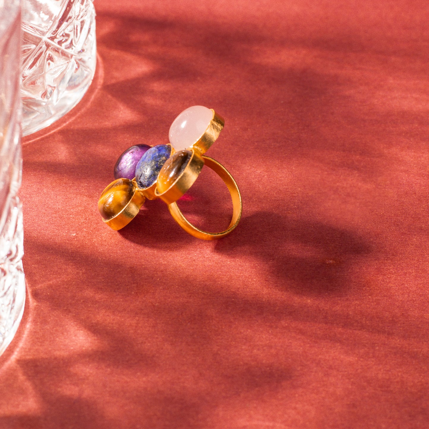 Uzai Multicoloured Ring