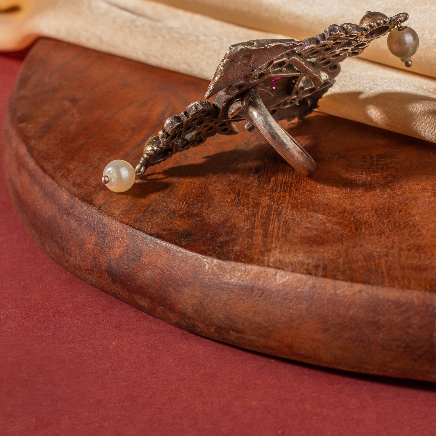 Karima Big Sized Oxidized Ring