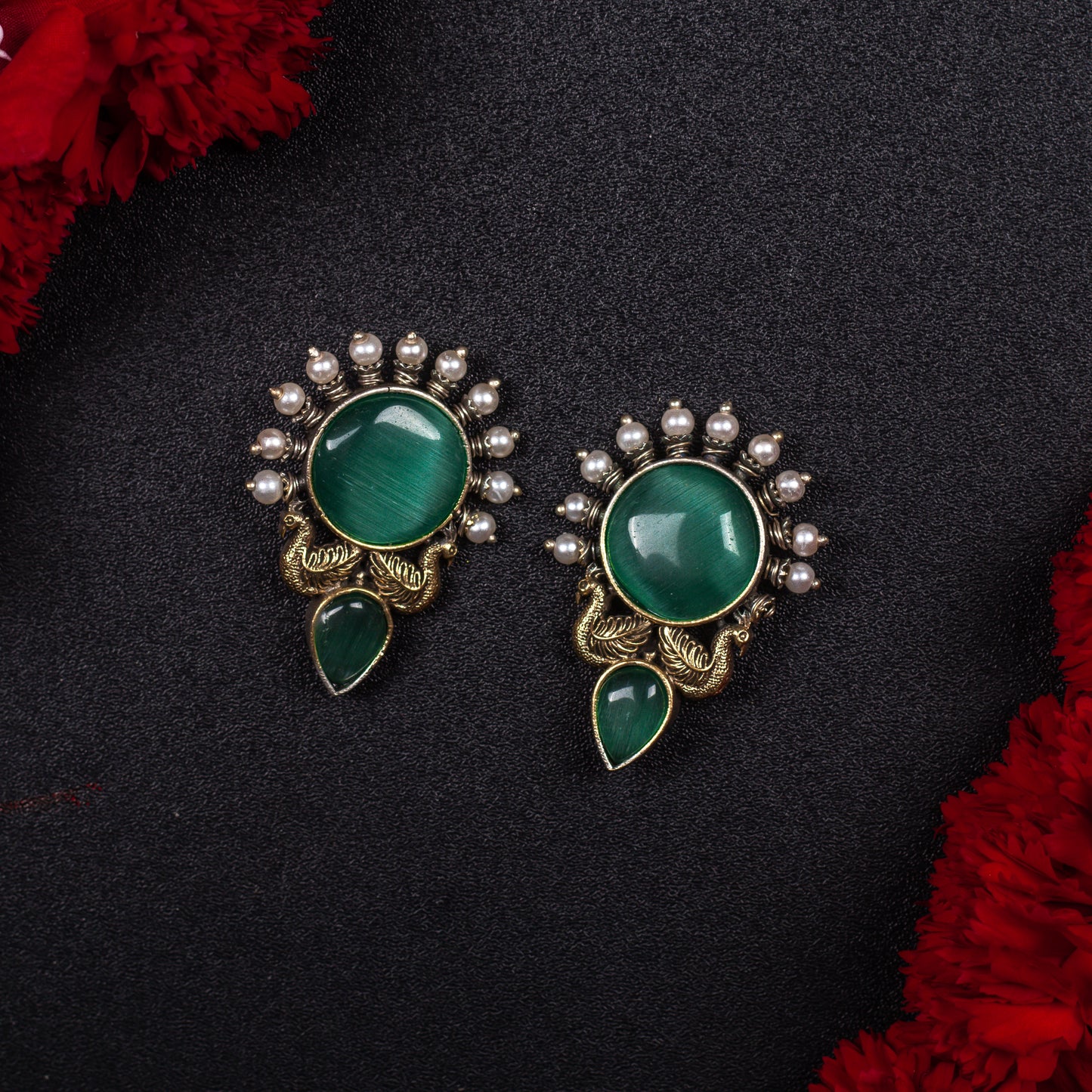 Maahru Oxidized Earrings