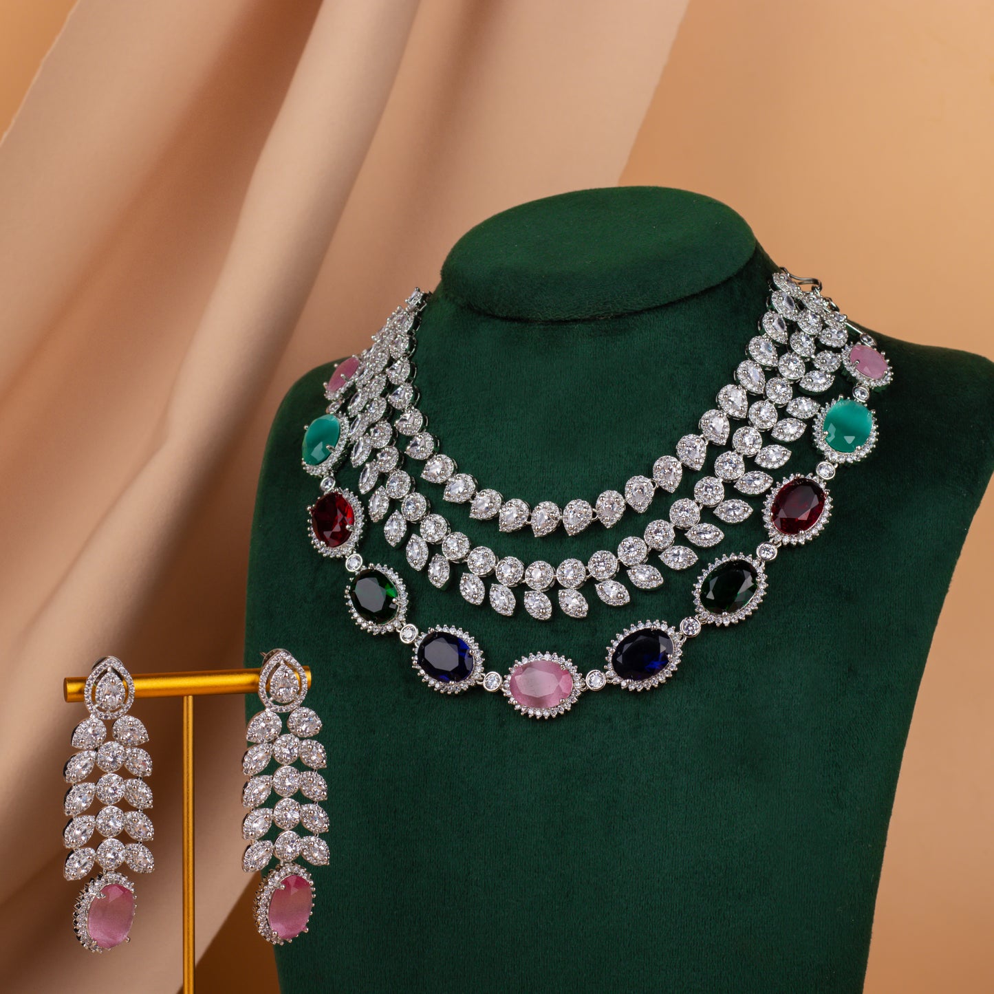 Diamonds Galore Necklace Set