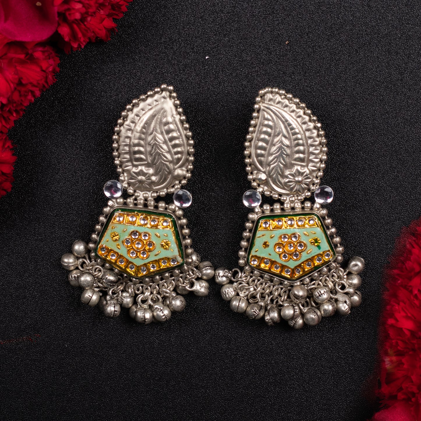 Zaila Oxidized Earrings