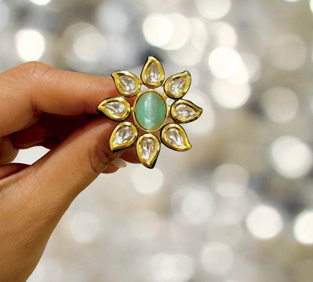 Samina Kundan Ring