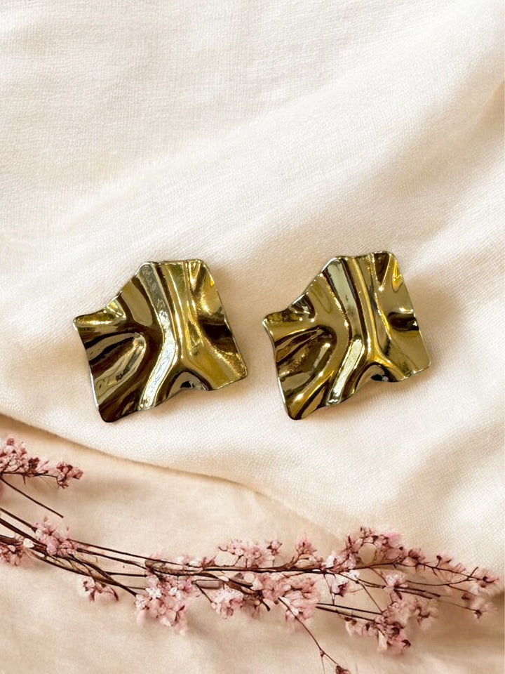 Glitz Square Stud Earrings