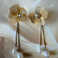 Radiance Row Flower Earrings