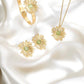 Solara Radiance Pendant Set with Bracelet